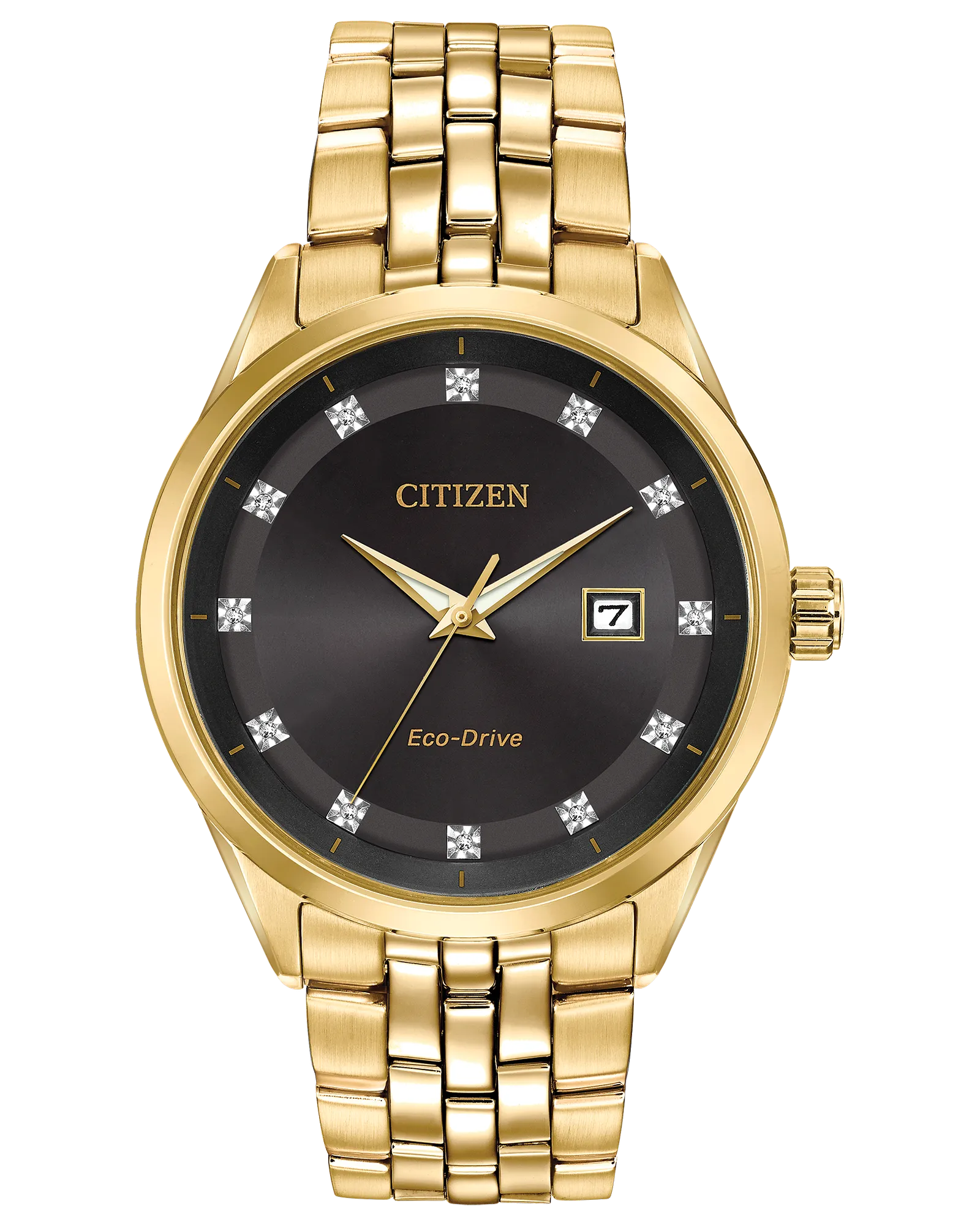 Corso - Men's Eco-Drive BM7252-51G Steel Black Dial Watch | CITIZEN
