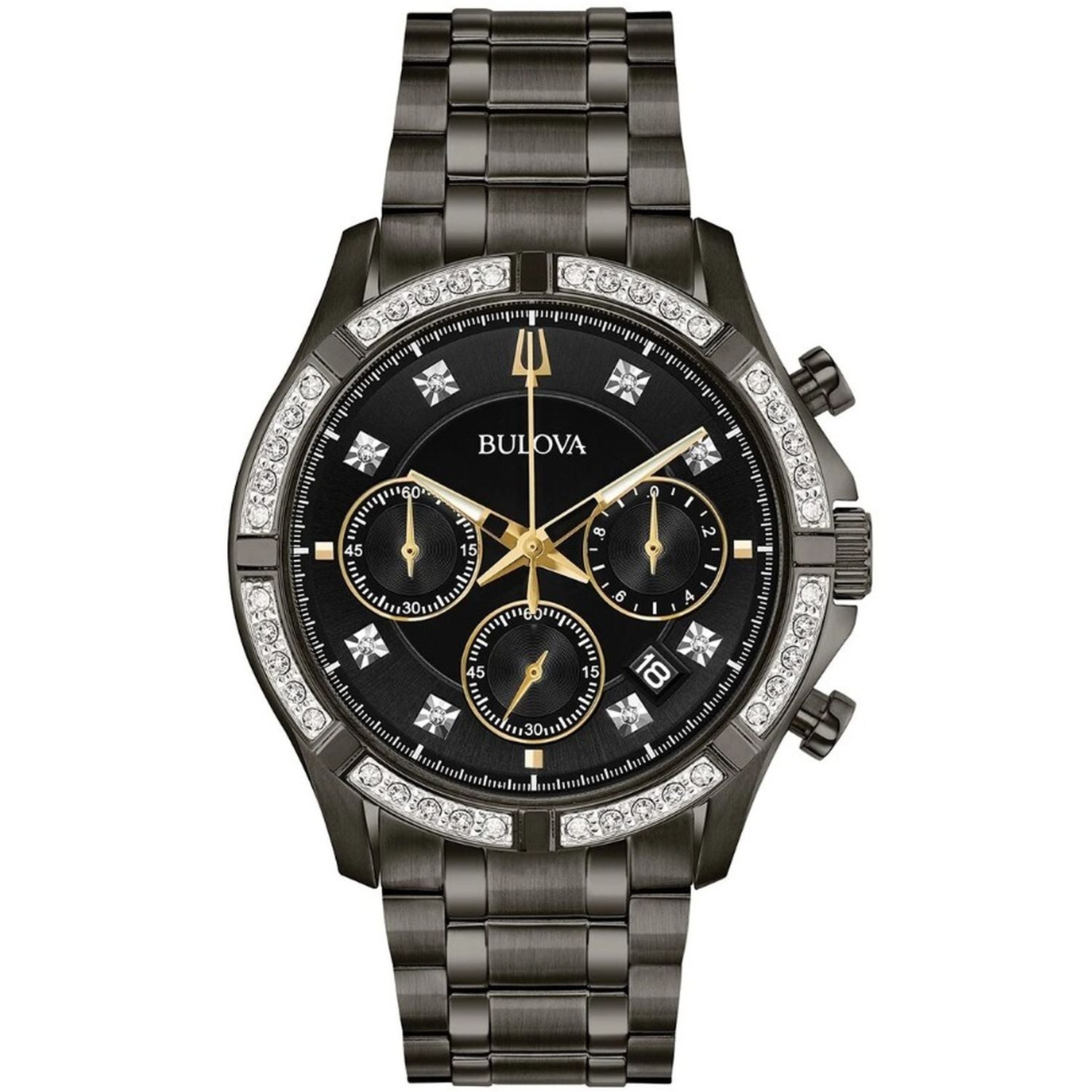 Bulova 98E114 Store Display 9.7 out of 10 Men's Classic Black Dial Quartz