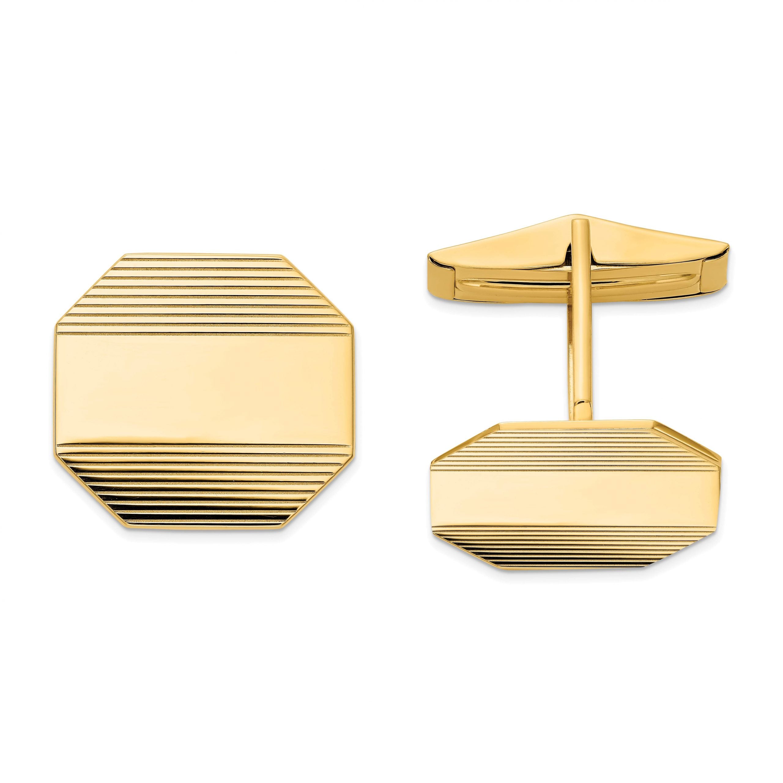14k Cuff Links