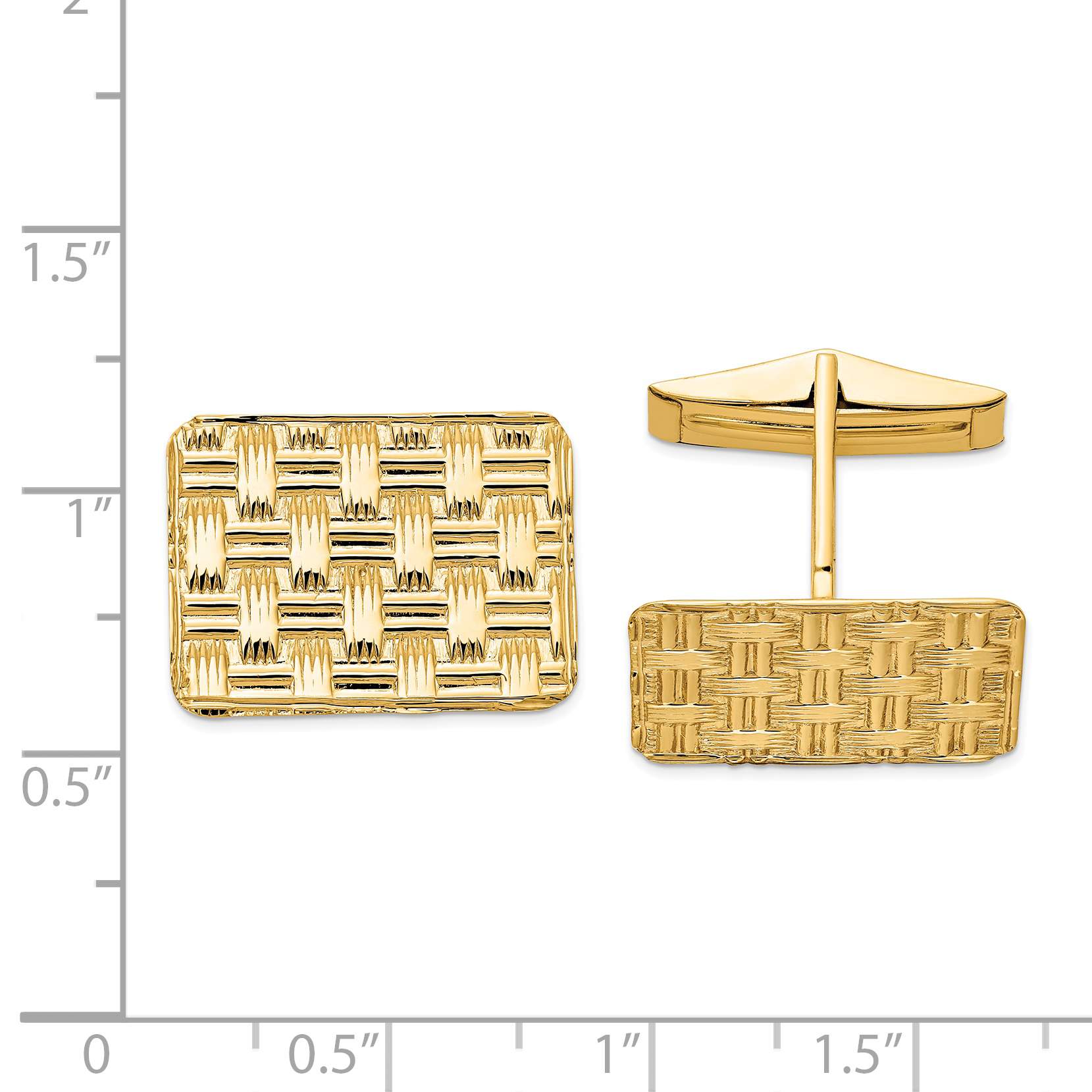 14k Cuff Links