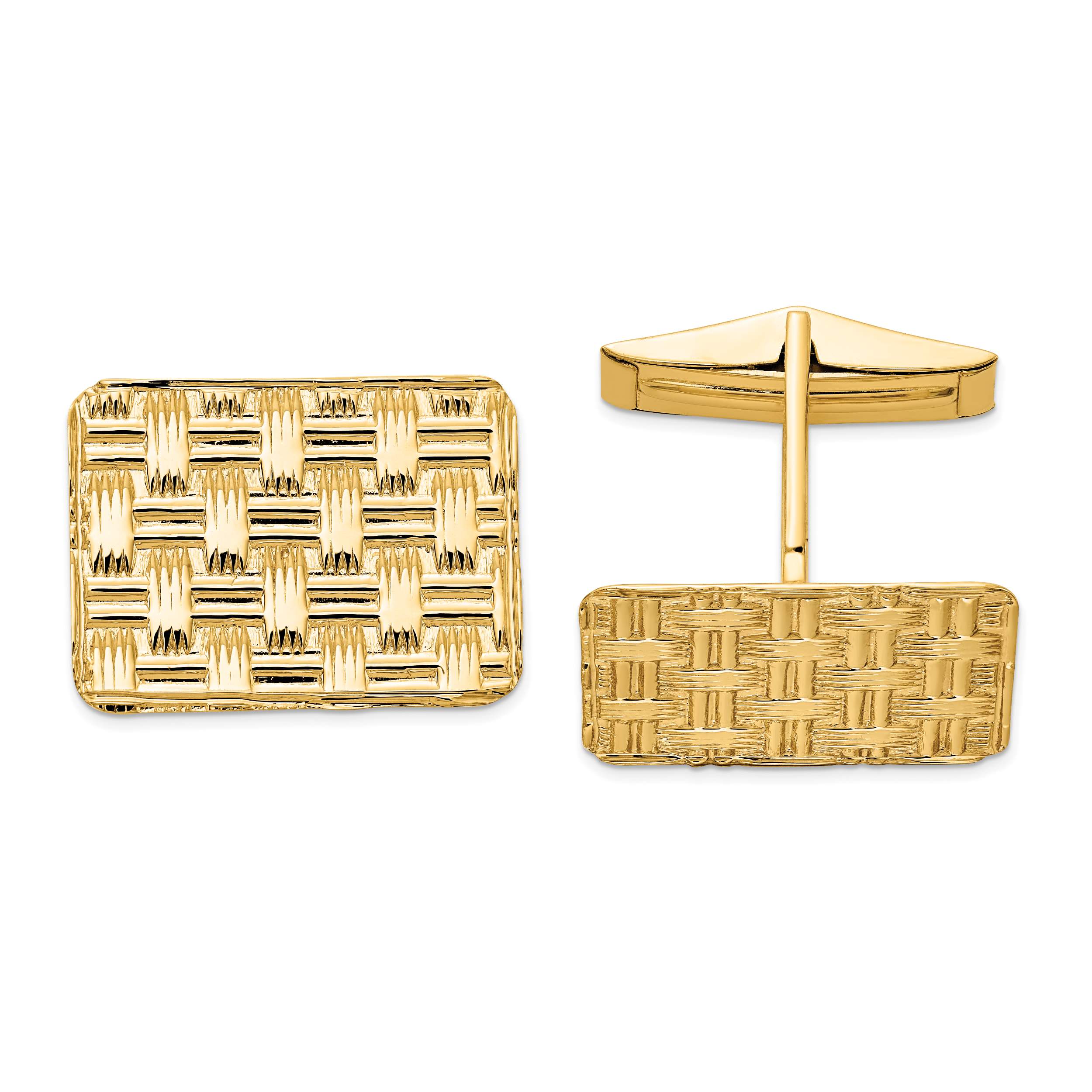14k Cuff Links