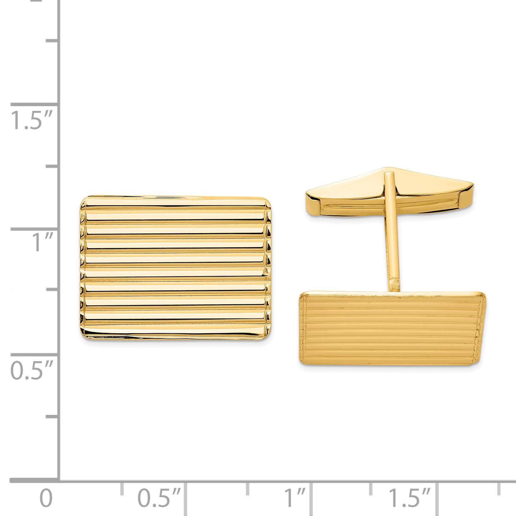 14k Cuff Links