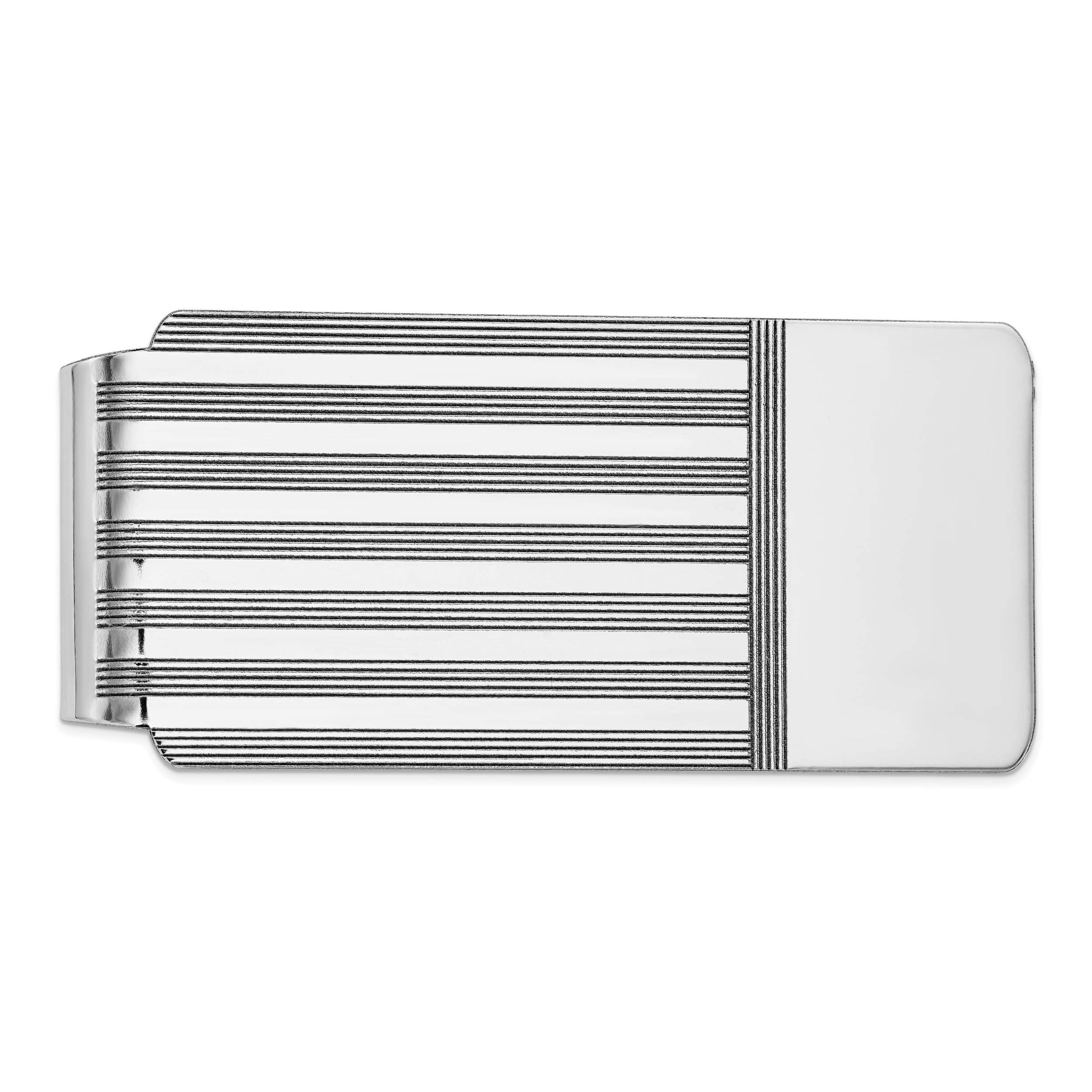 14k White Gold Money Clip