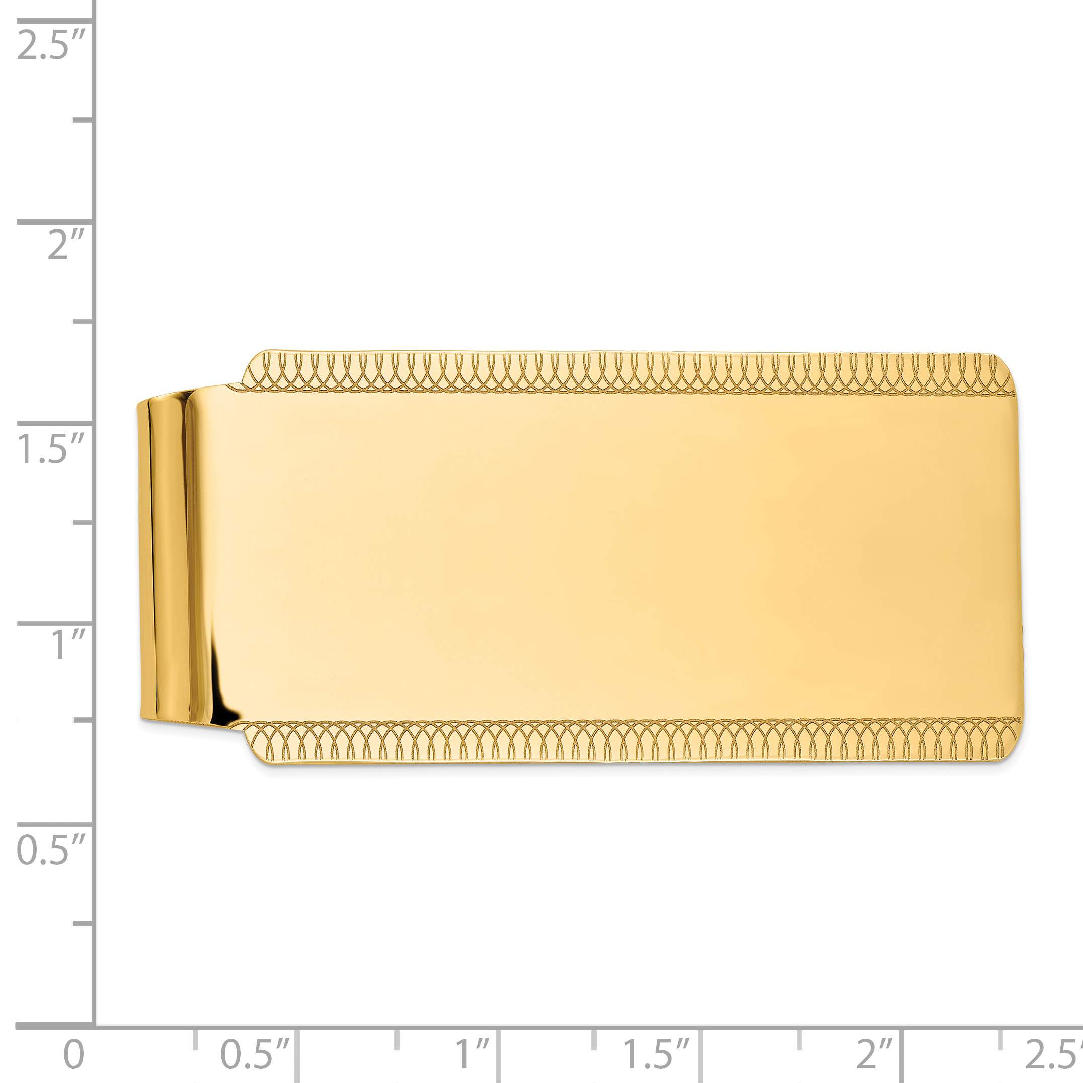 14k High Polish Money Clip