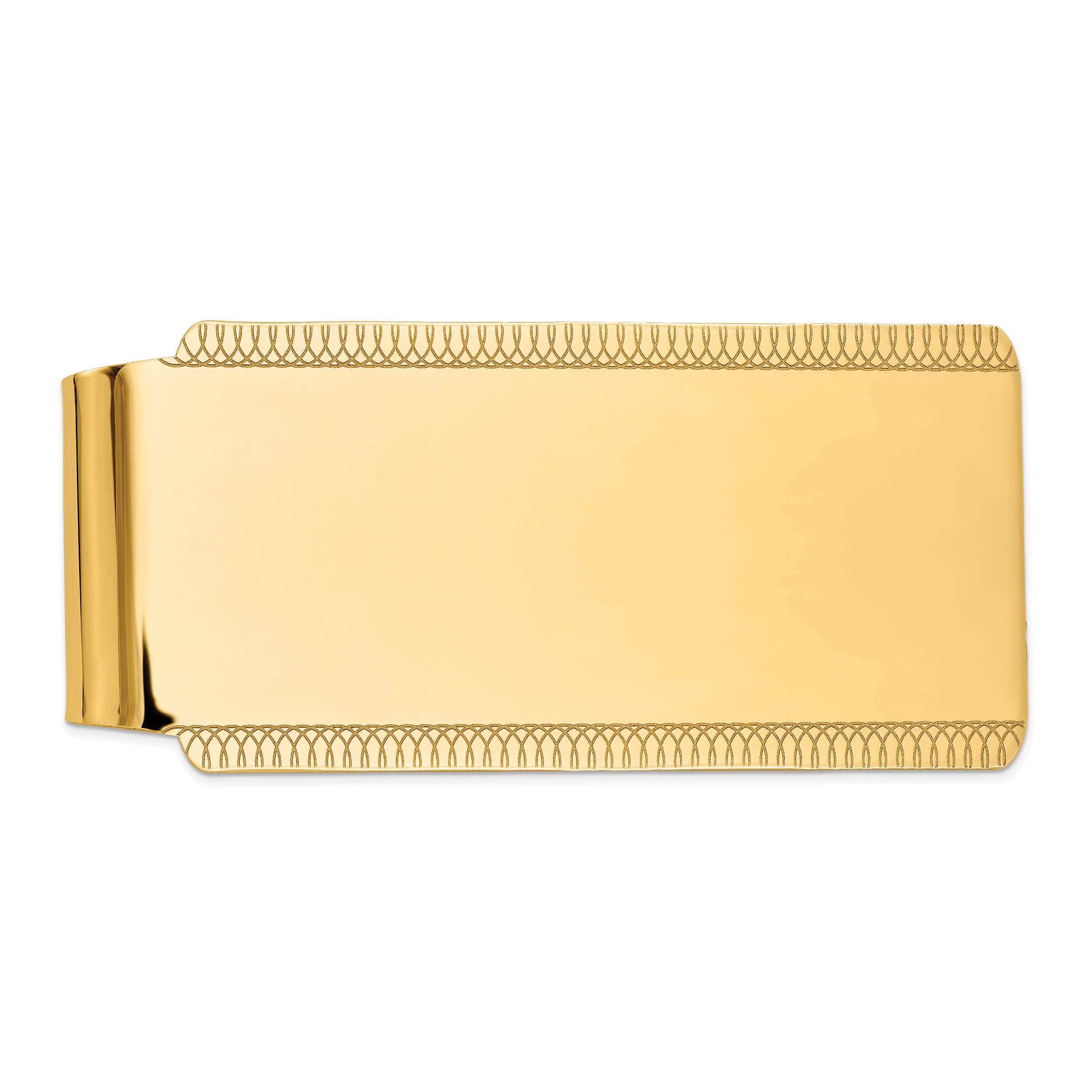 14k High Polish Money Clip
