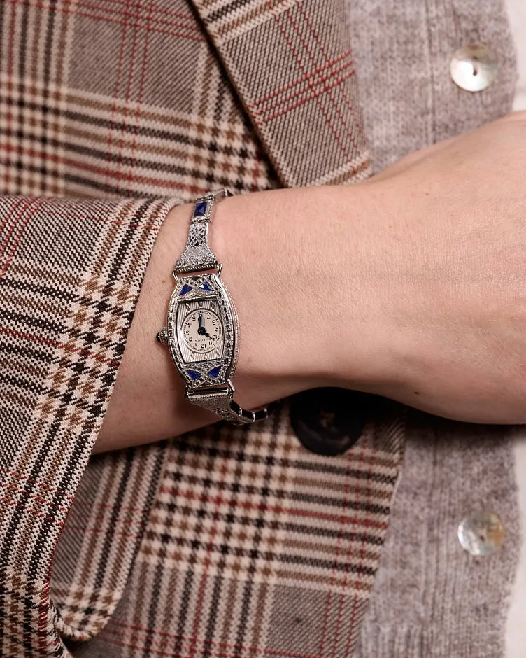 Silver-Tone Dial Stainless Steel Expansion Miss America 96L340 | Bulova