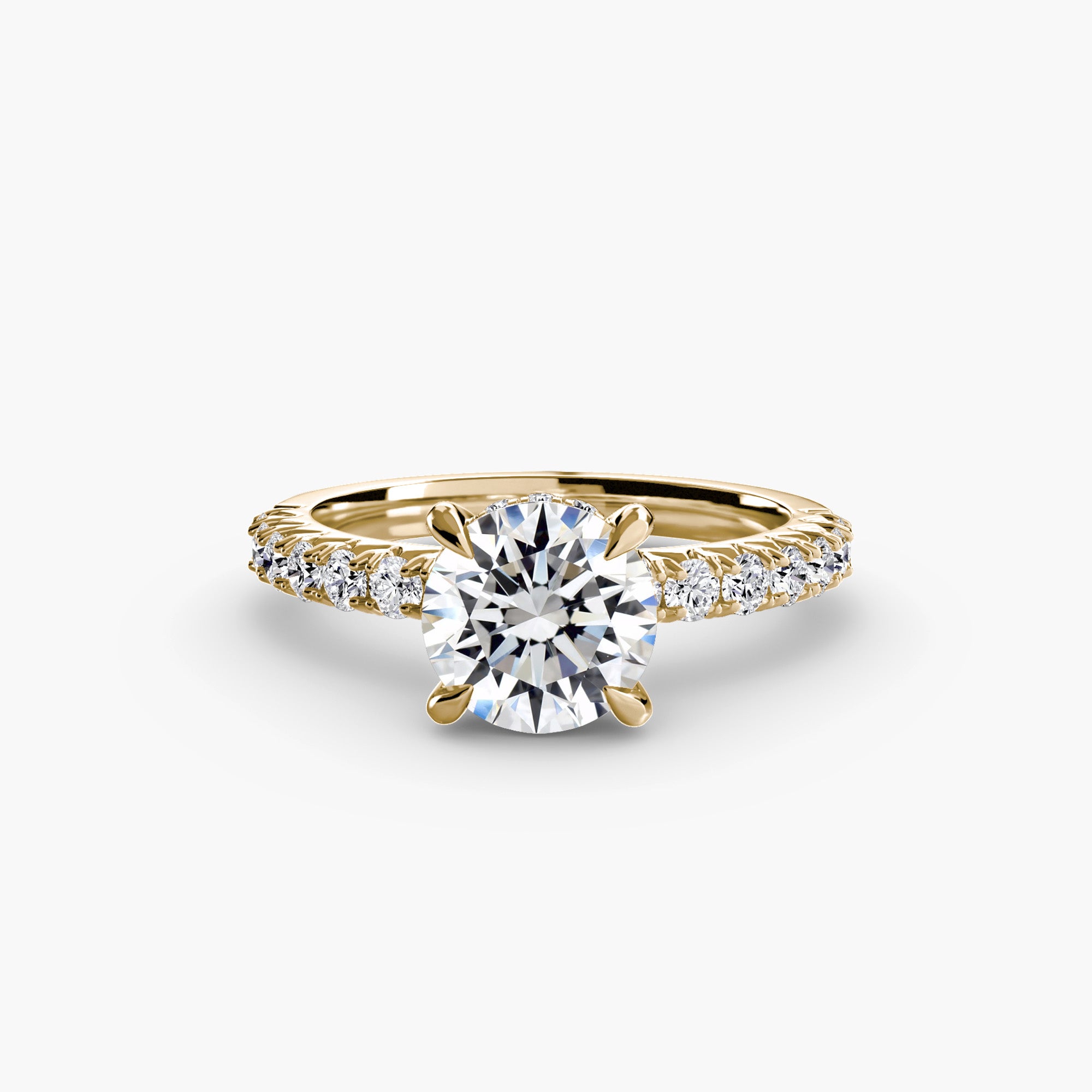 Solitaire with Pavé 6