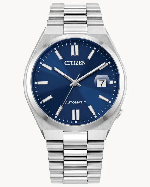 TSUYOSA Blue Dial Stainless Steel Bracelet NJ0150-56L | CITIZEN