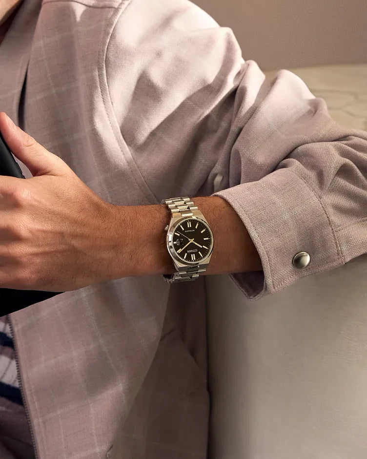 TSUYOSA Black Dial Stainless Steel Bracelet NJ0150-56E | CITIZEN