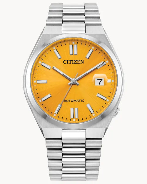 TSUYOSA Yellow Dial Stainless Steel Bracelet NJ0150-56Z | CITIZEN