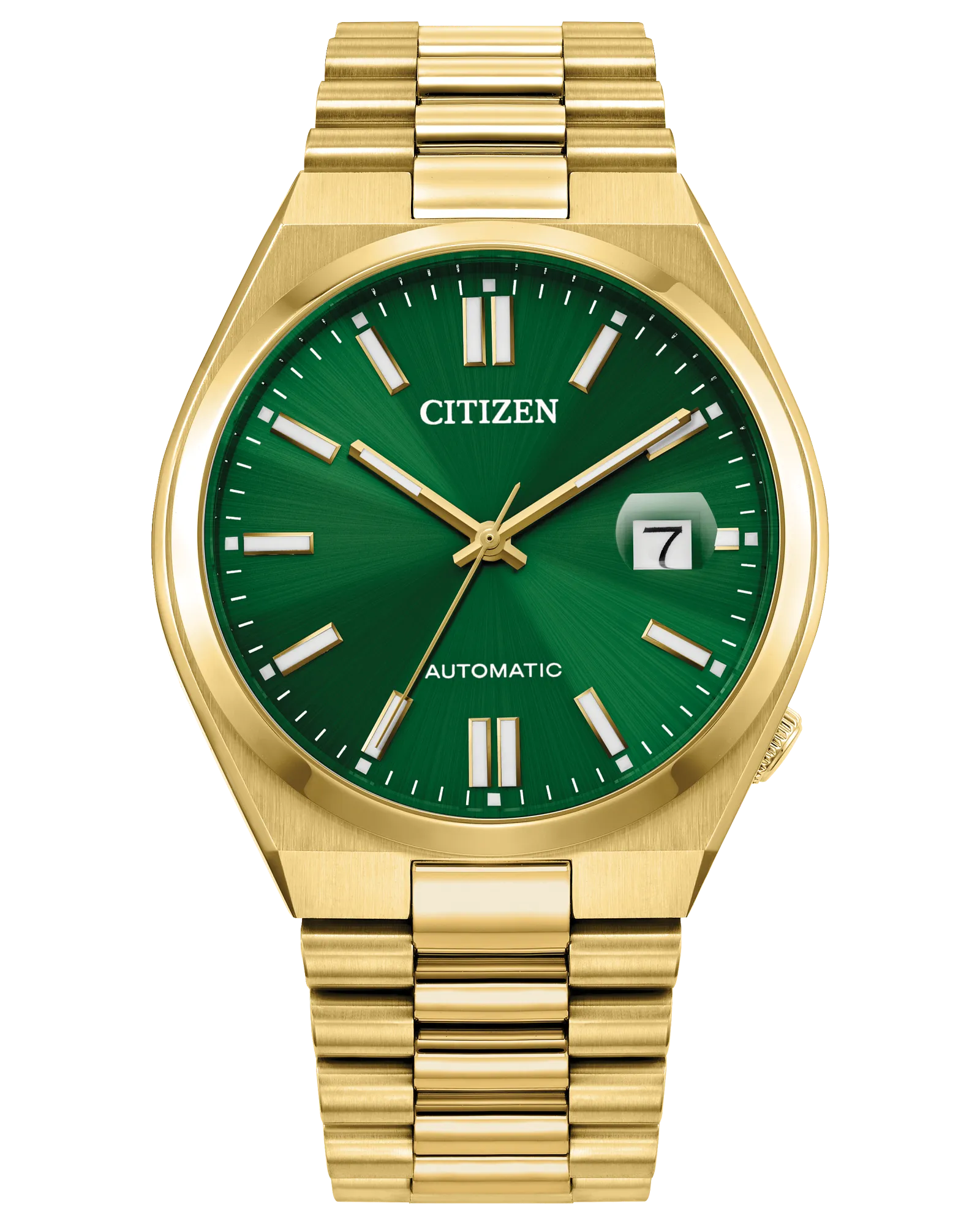 TSUYOSA Green Dial Stainless Steel Bracelet NJ0152-51X | CITIZEN