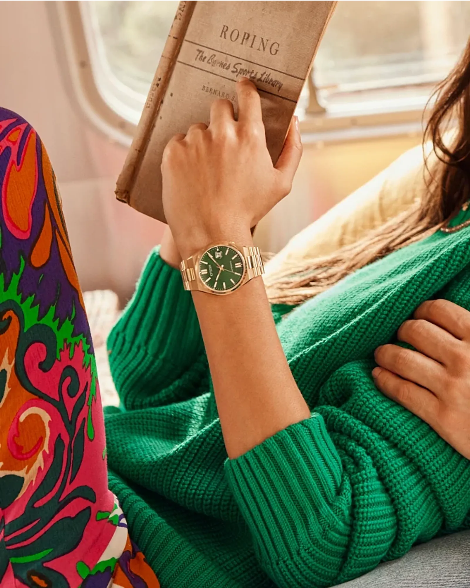 TSUYOSA Green Dial Stainless Steel Bracelet NJ0152-51X | CITIZEN