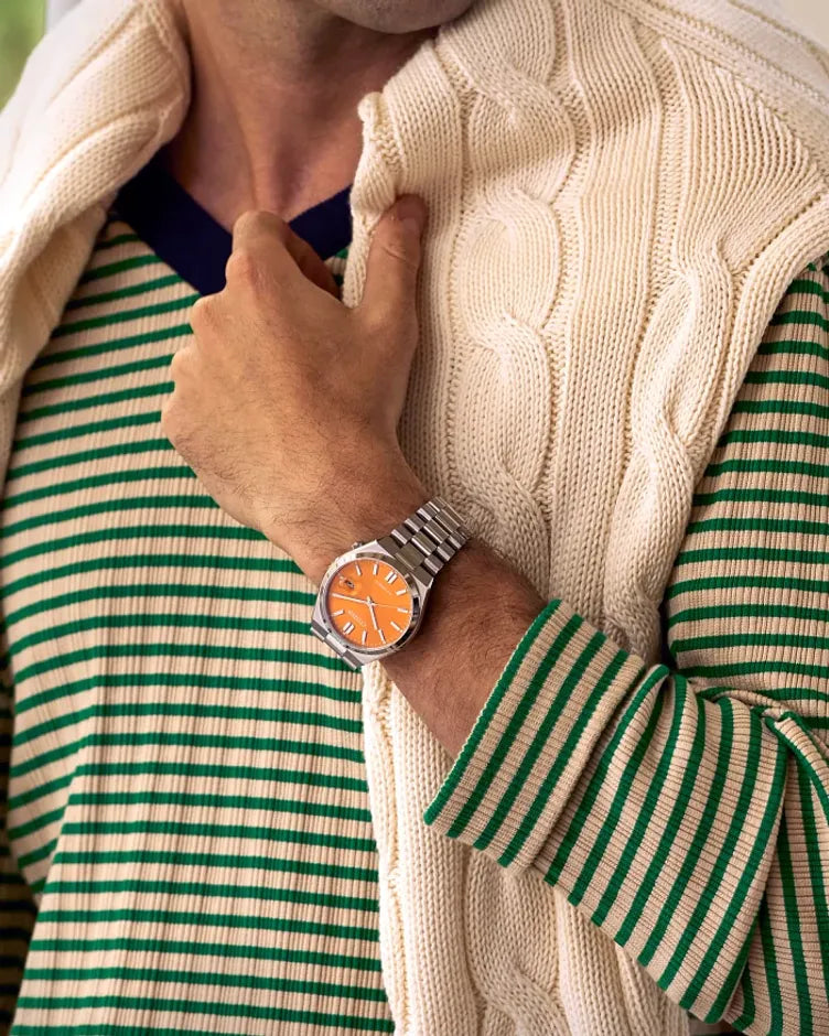 TSUYOSA Orange Dial Stainless Steel Bracelet NJ0151-53Z | CITIZEN