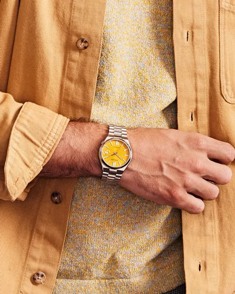 TSUYOSA Yellow Dial Stainless Steel Bracelet NJ0150-56Z | CITIZEN
