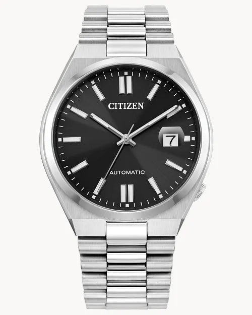 TSUYOSA Black Dial Stainless Steel Bracelet NJ0150-56E | CITIZEN