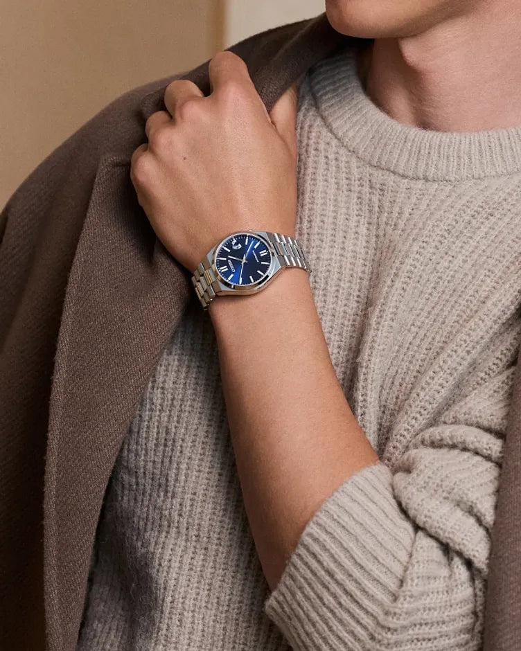 TSUYOSA Blue Dial Stainless Steel Bracelet NJ0150-56L | CITIZEN