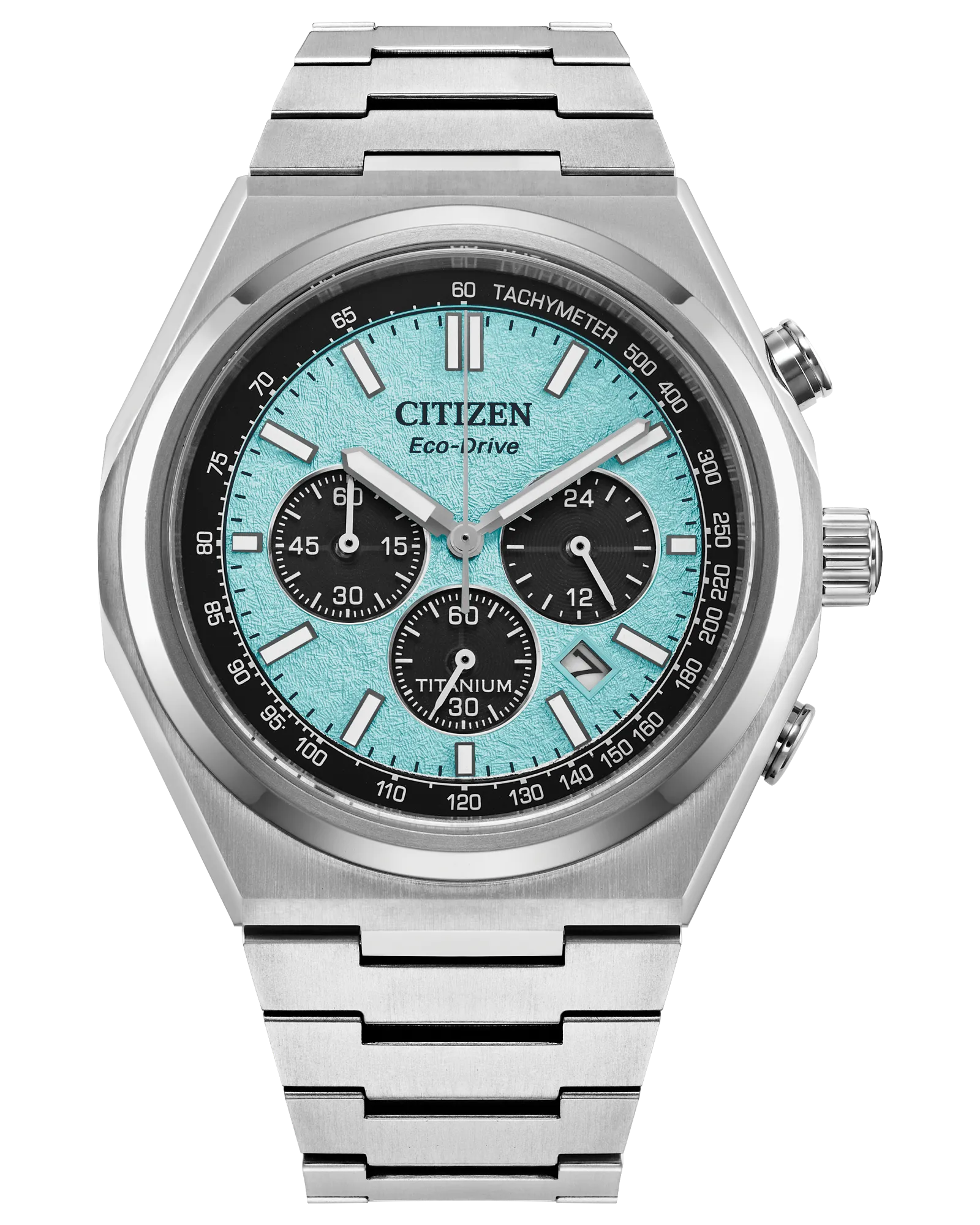 Zenshin Chrono Dial Super Titanium Bracelet CA4610-85M | CITIZEN