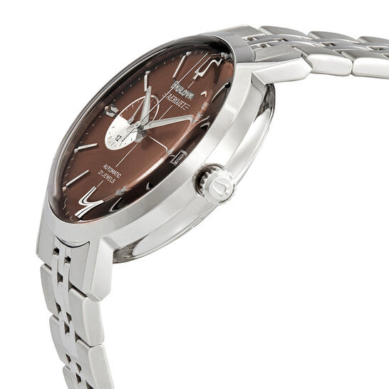 Bulova Aerojet Chronograph Automatic Brown Dial Men's Watch 96B375