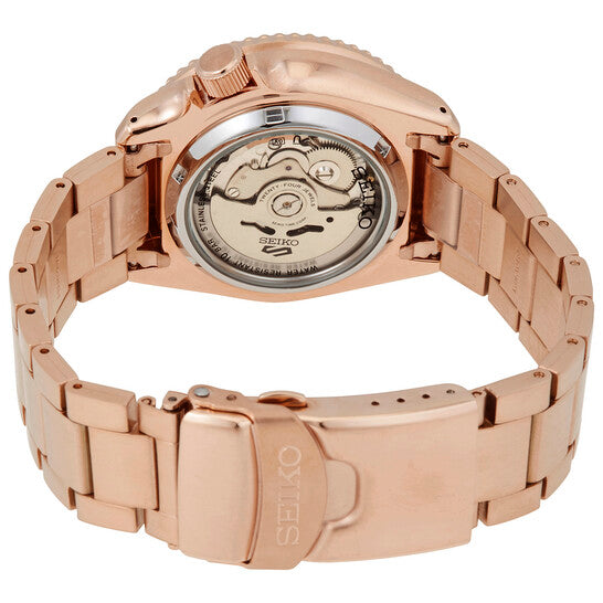 miyabi セイコー SRPE72 自動巻き ローズゴールド 5スポーツ Seiko 5 Sports Automatic Rose Gold Dial Men's Watch SRPE72